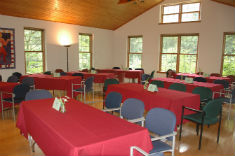 Conlon Room (classroom tables arrangement)
