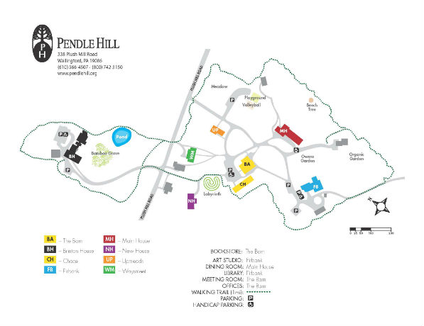 Pendle Hill campus map (c) 2016