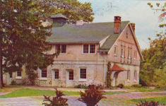 "THE BARN, PENDLE HILL, Wallingford, PA." (from a 1980 postcard)