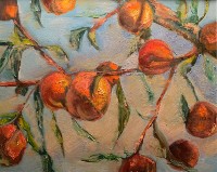 Peaches I by Pete Prown from the 2020 Pendle Hill exhibit, Chasing Stillness